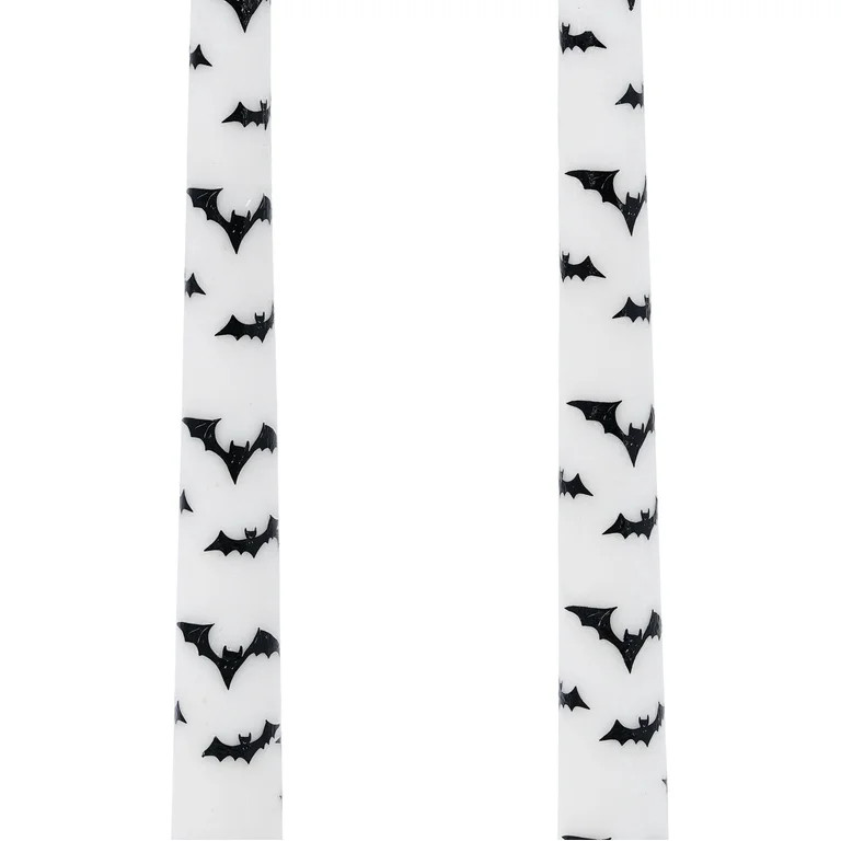 My Texas House Bats 11" Taper Candles, Black and White, 2 Count | Walmart (US)