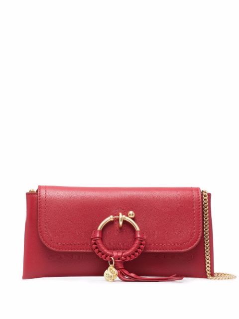 Joan leather shoulder bag | Farfetch (US)