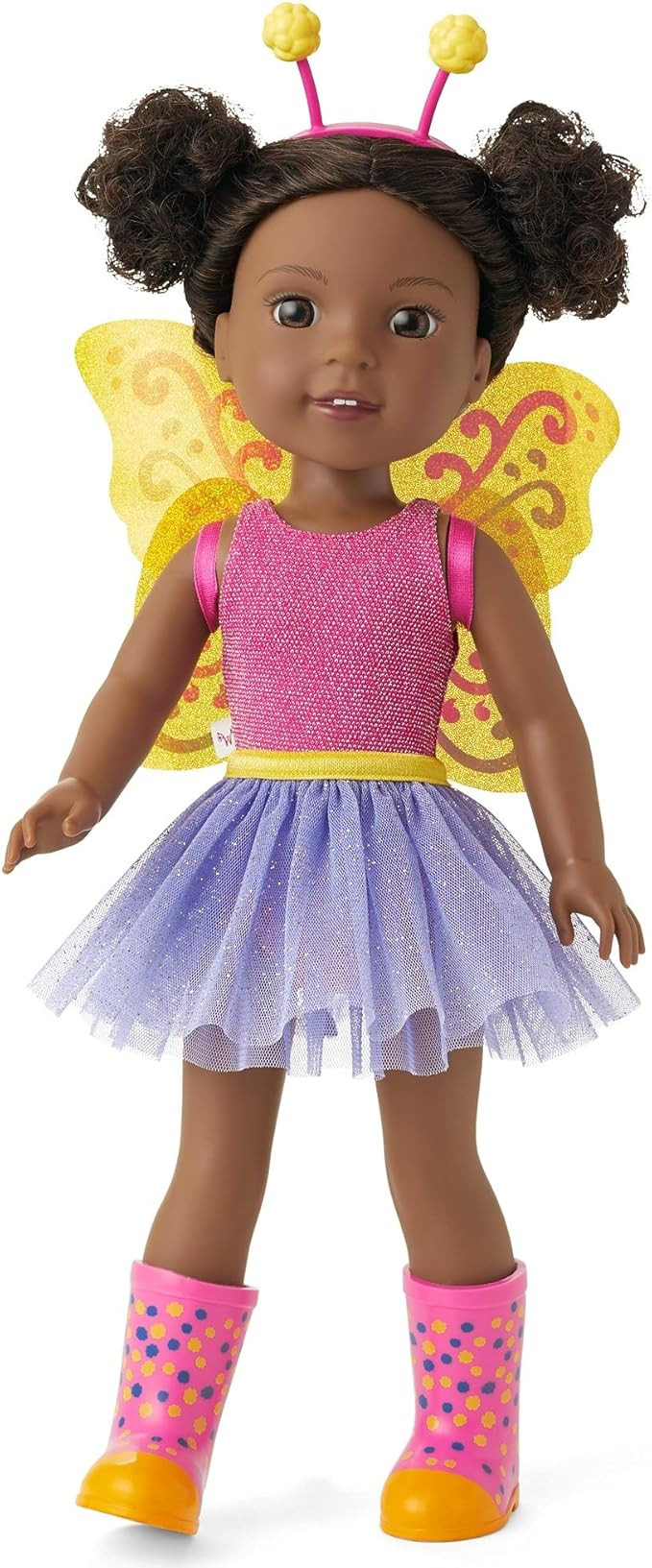 American Girl WellieWishers 14.5-inch Kendall Doll with Pink Leotard, Mesh Skirt, Headband, and B... | Amazon (US)