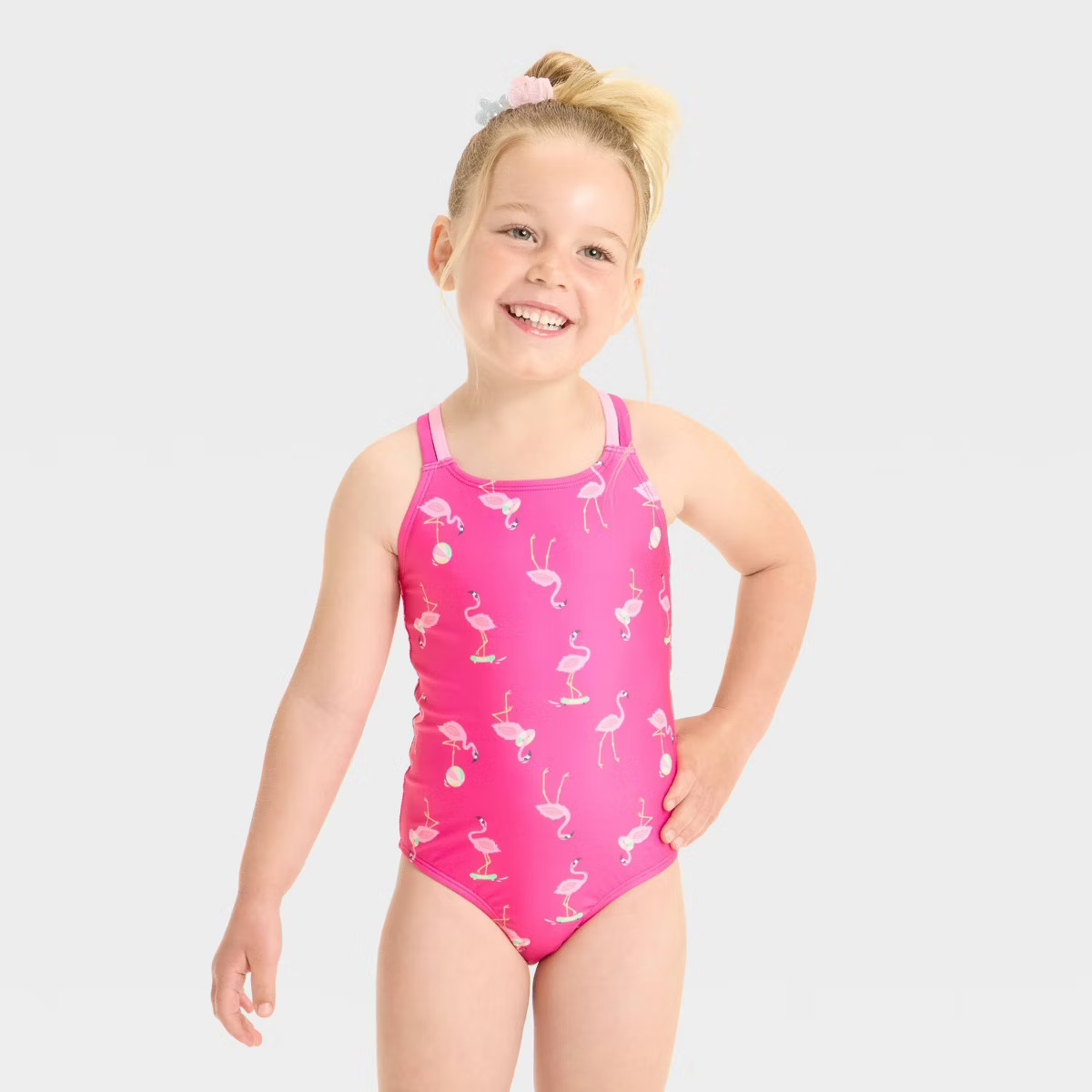 Toddler Girls' Multi Strap One Piece Swimsuit - Cat & Jack™ | Target