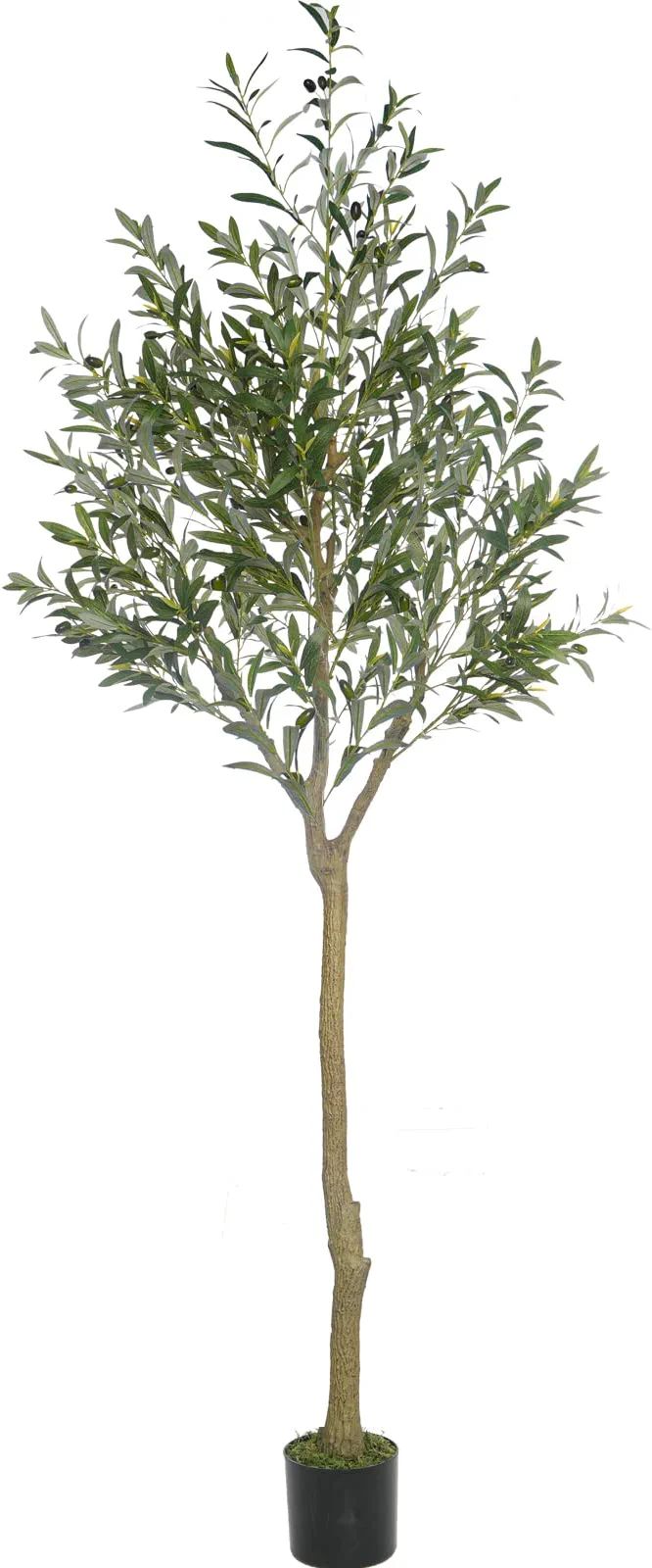 Amazon.com: 90'' Olive Tree Artificial Plants for Home Decor Indoor with Pot, Fake House Plants H... | Amazon (US)