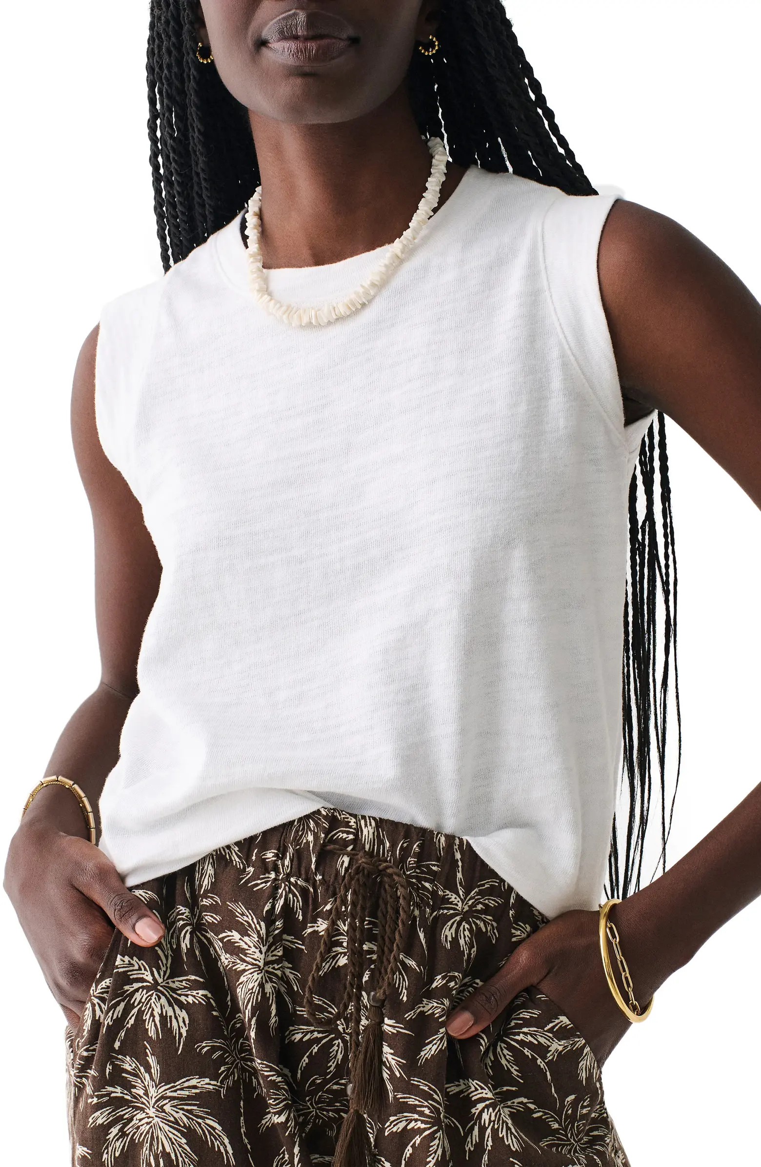 Faherty Sunwashed Slub Muscle Tank | Nordstrom | Nordstrom