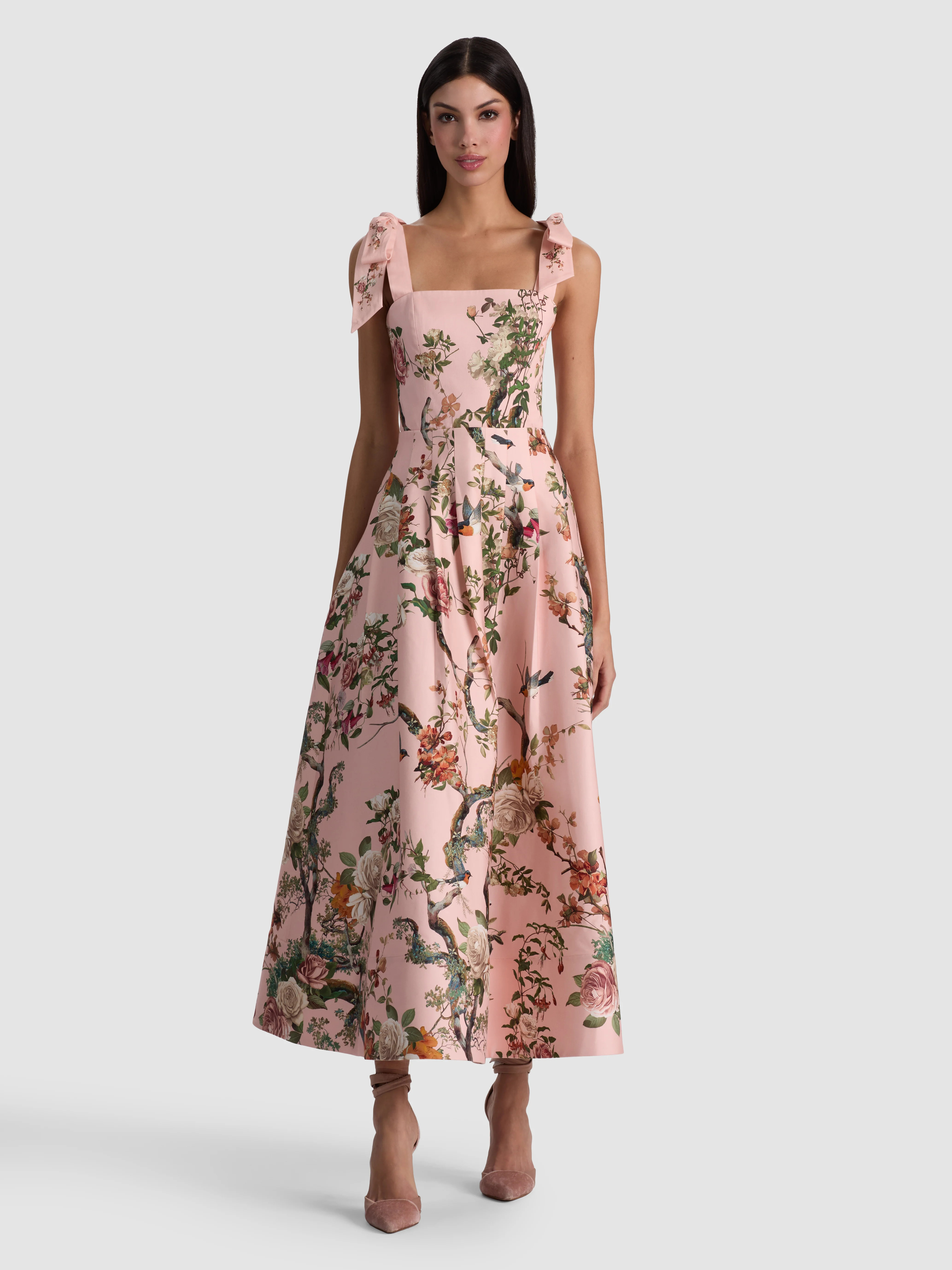 alice + olivia HANA MIDI DRESS | Alice + Olivia