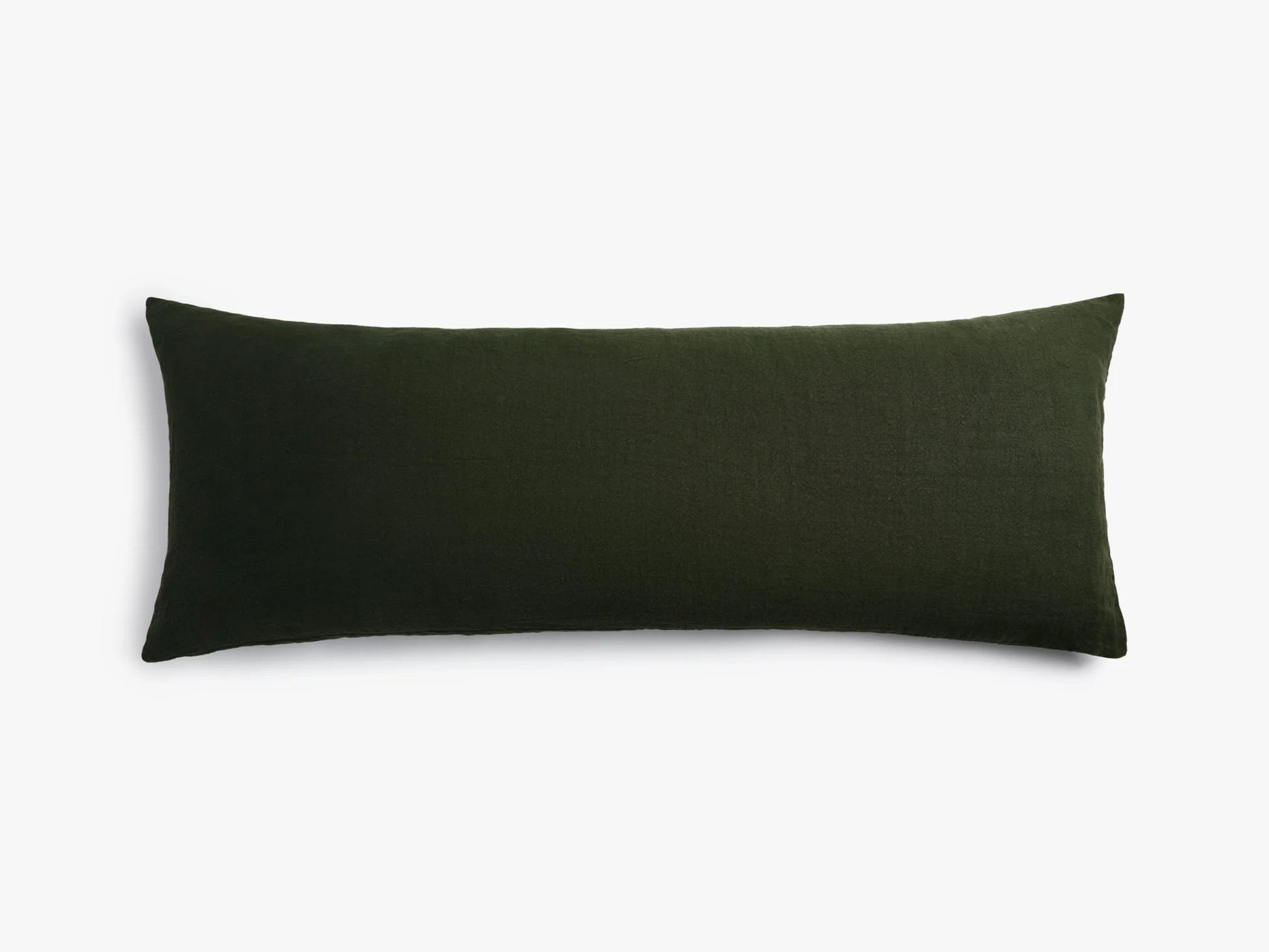 Vintage Linen Body Pillow Cover (Evergreen) | Parachute