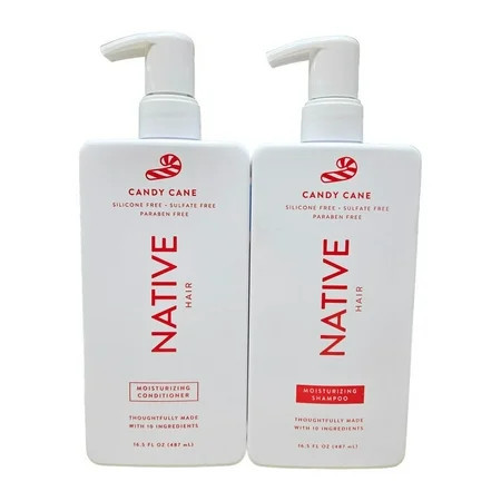 Native Candy Cane Shampoo and Conditioner Set 16.5 oz - Free 2-Day Shipping | Walmart (US)