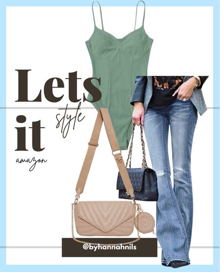 Let’s style it! Amazon! transition outfit from summer to fall ∙ bodysuits ∙ designer look alikes 

#LTKitbag #LTKstyletip