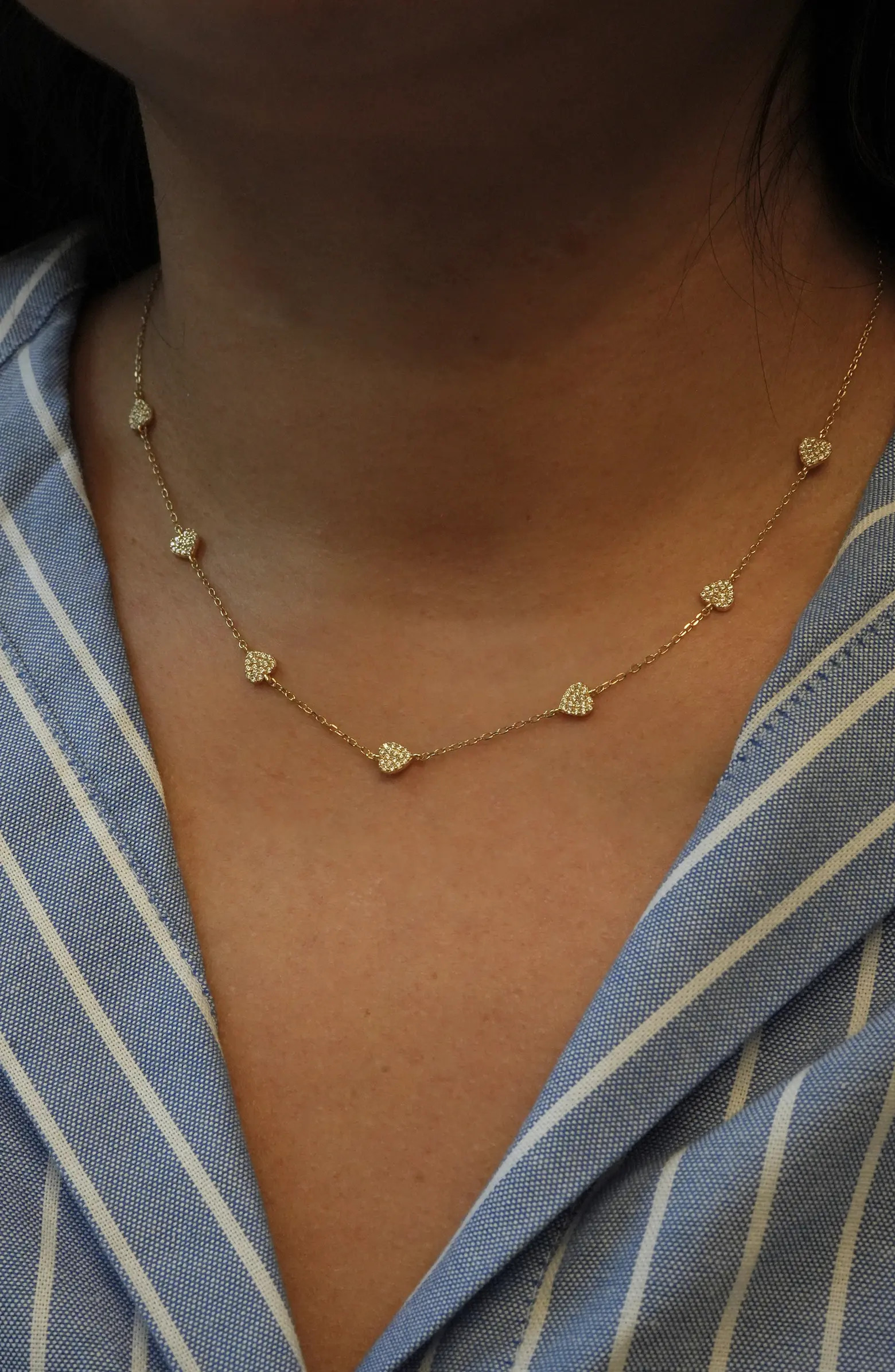 Heart Station Necklace | Nordstrom