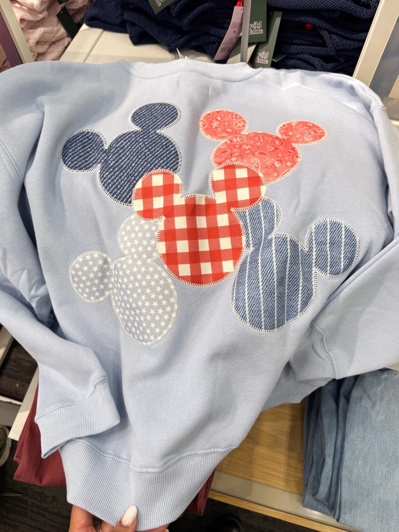 Disney style red, white and blue💙

target finds, target haul, Mickey Mouse