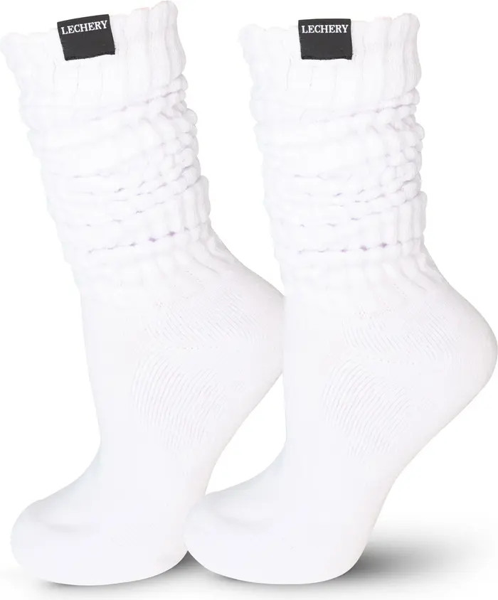 LECHERY® Gender Inclusive Scrunch Crew Socks | Nordstrom | Nordstrom