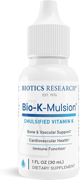 Biotics Research Bio K Mulsion Liquid Vitamin K Drops - 500 mcg/S - Vitamin K1 phytonadione for A... | Amazon (US)