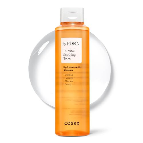 COSRX 5 PDRN B5 Vital Soothing Toner - Korean Toner for Rejuvenating & Soothing Skin with Salmon DNA, Centella, Lactobacillus PDRN & Panthenol, Korean Skin Care (280ml/9.46 fl.oz.) | Amazon (US)