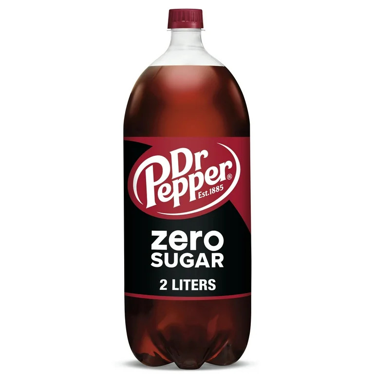Dr Pepper Zero Sugar Soda, 2 L bottle - Walmart.com | Walmart (US)