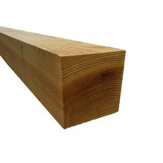 4 in. x 4 in. x 8 ft. Premium Cedar Corner Rough Fence Wood Post | The Home Depot