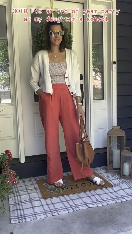 Ootd for my daughter’s Pre-K end of the year garden party!

Most of these items are from last year but I linked all of the new versions of them to recreate this look ♥️

Old navy finds, AF linen, cardigan, flutter sleeves, brown tote, floral prints, summer pants, white sandals, easy look, affordable style, tall girl fashion, casual chic style, Amazon fashion, quay sunglasses

#LTKSeasonal #LTKStyleTip #LTKSaleAlert