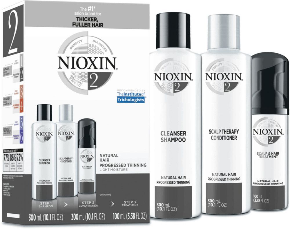 Nioxin Hair Care Kit System 2, Fine/Normal Hair with Progressed Thinning | Ulta Beauty | Ulta