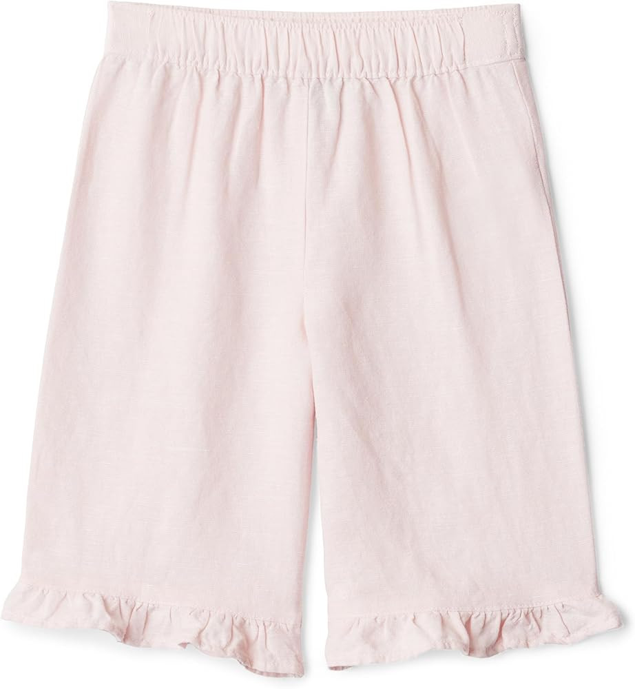 Amazon Essentials x Sofia Grainge Toddlers and Baby Girls' Cotton Linen Wide Leg Pull-on Pant wit... | Amazon (US)