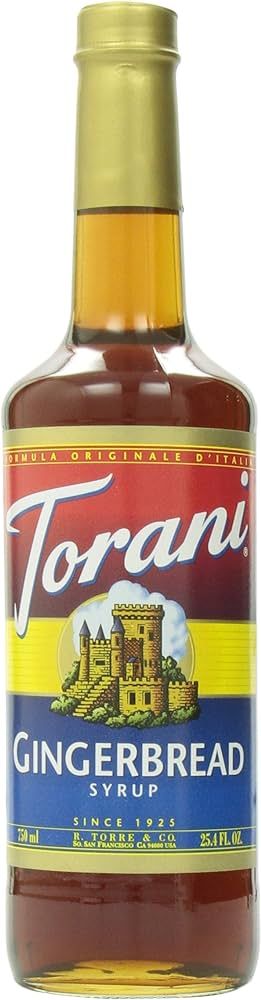 Torani Syrup Gingerbread 750 ml | Amazon (US)