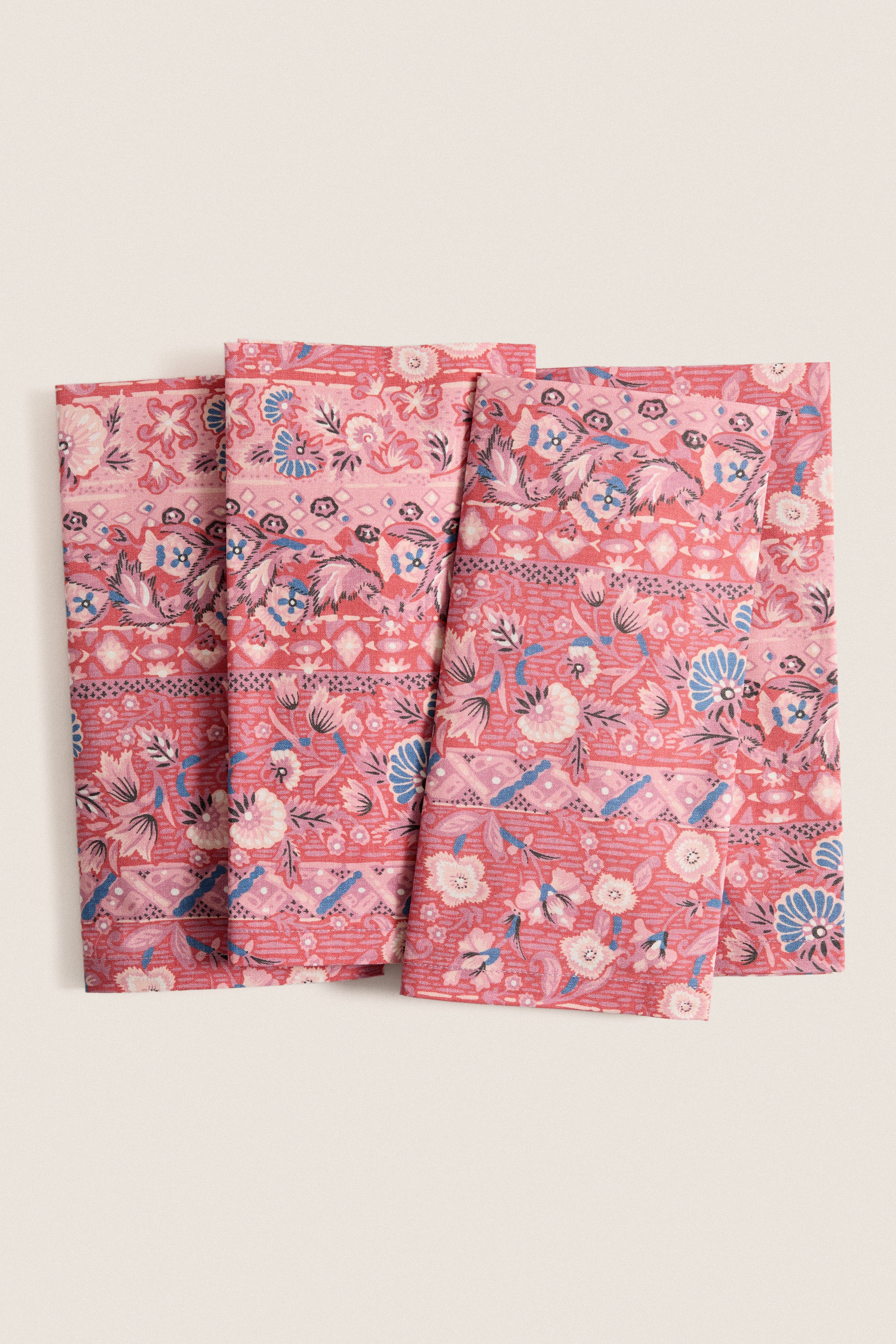 Americana Batik Stripe Printed Napkins Set of 4 | Tuckernuck (US)