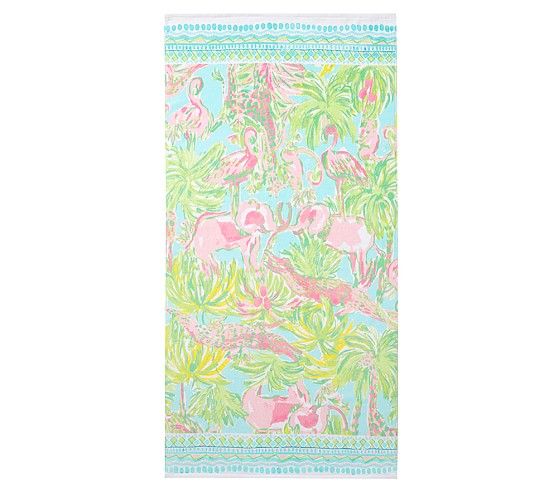 Lilly Pulitzer Jungle Kid Beach Towel | Pottery Barn Kids