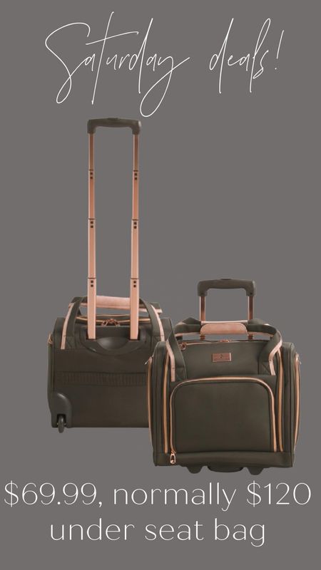 Going on a trip? Spring break? Get this handy deeply discounted under the seat rolling carry on luggage! 

#LTKhome #LTKsalealert #LTKfindsunder100