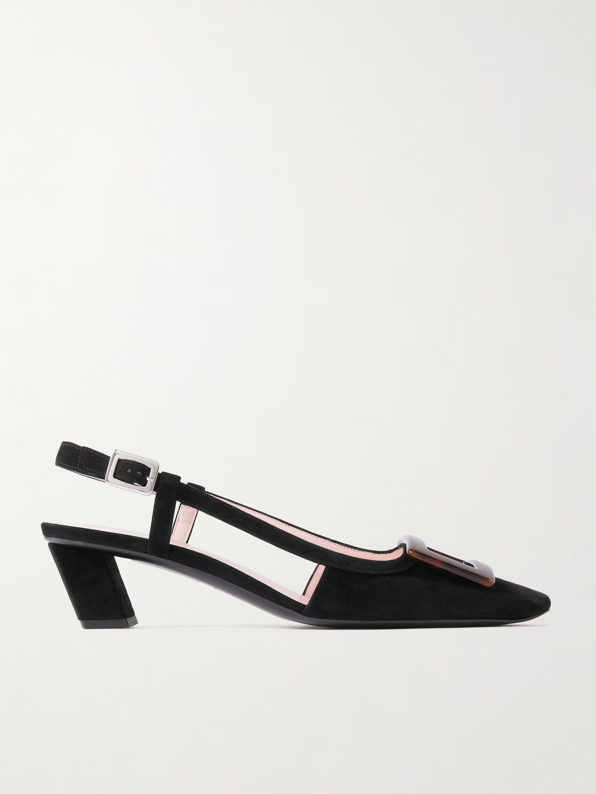 Belle Vivier 45 suede slingback pumps | NET-A-PORTER (UK & EU)