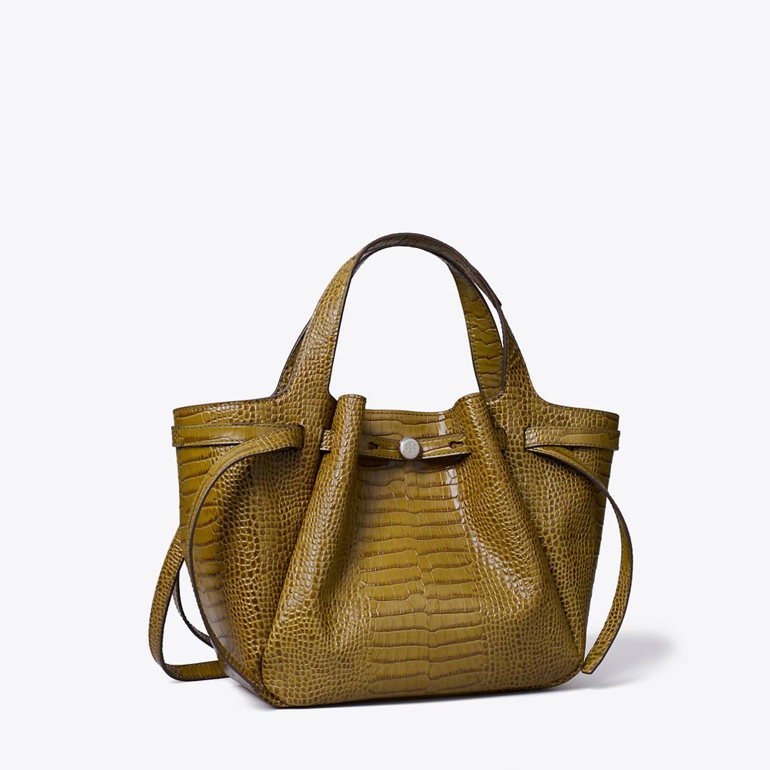 Tory Burch Small Romy Croc-Embossed Tote | Tory Burch (US)
