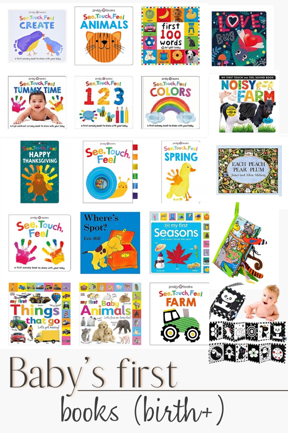 My favorite first books for baby- recommended by a speech language pathologist
Books for baby shower
Speech therapist recommended


#LTKkids #LTKbaby #LTKbump