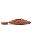 Zosia Square-Toe Woven Leather Mules | Saks Fifth Avenue