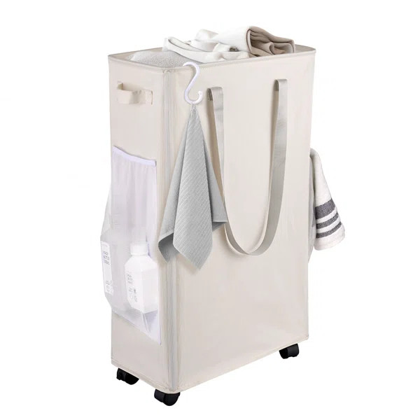 75L Laundry Basket With Wheel | Wayfair North America