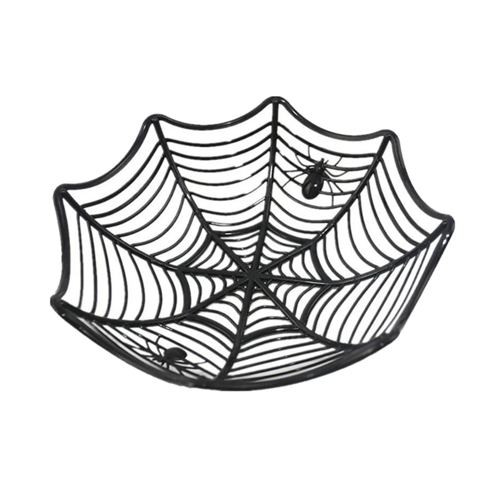 Chmadoxn Fall Decor Spider Net Candy Plastic Basket Spiderweb Halloween Party Decor Kitchen Decor... | Walmart (US)