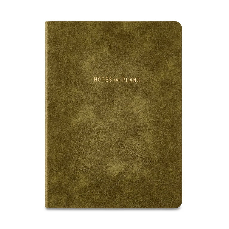 Pen + Gear Flex Suede Journal, Olive, 5.75" x 8" x 0.5", 192 Lined Pages, 96 Sheets - Walmart.com | Walmart (US)