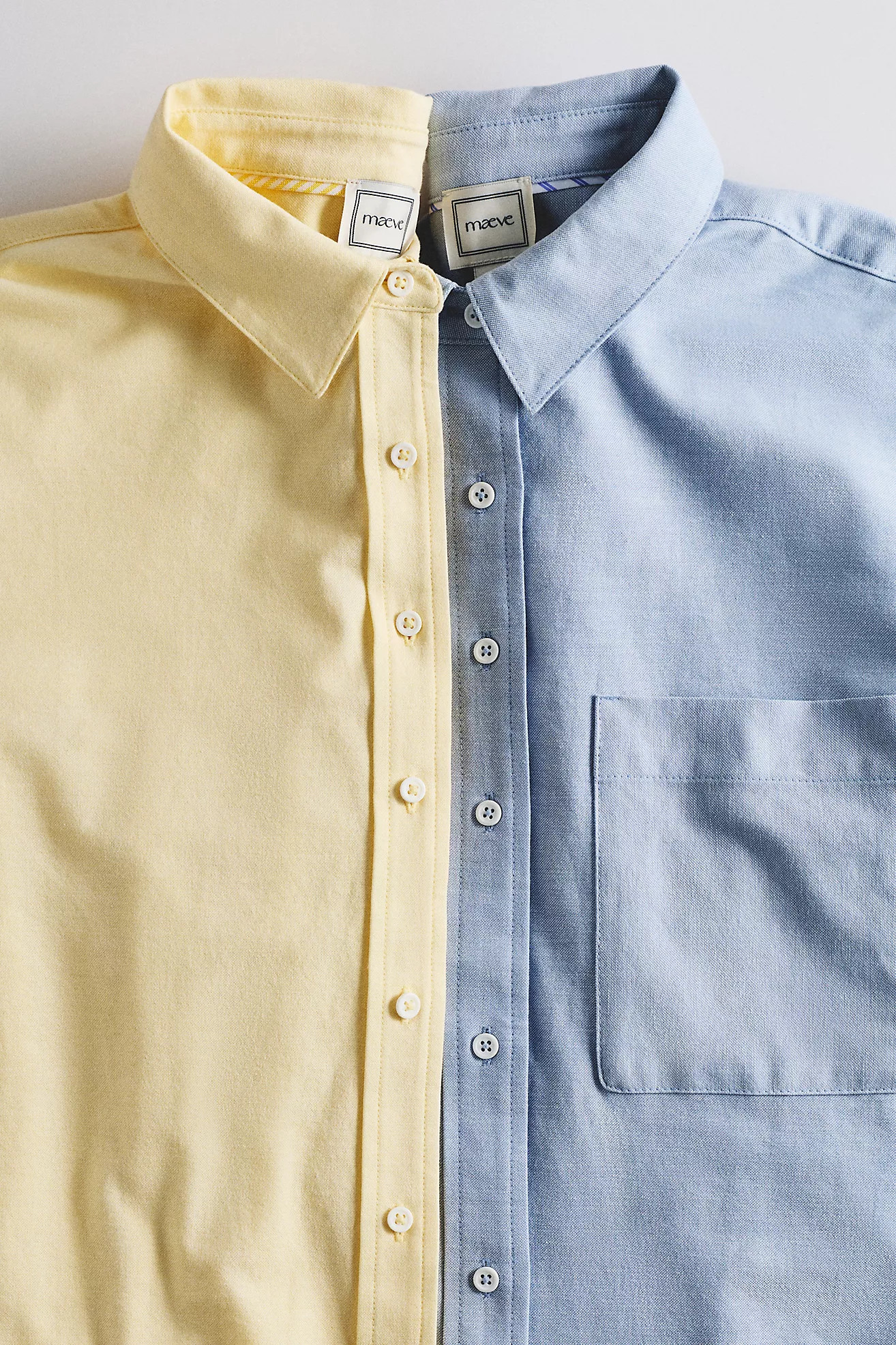 The Mabel Boxy Oxford Shirt by Maeve | Anthropologie (US)