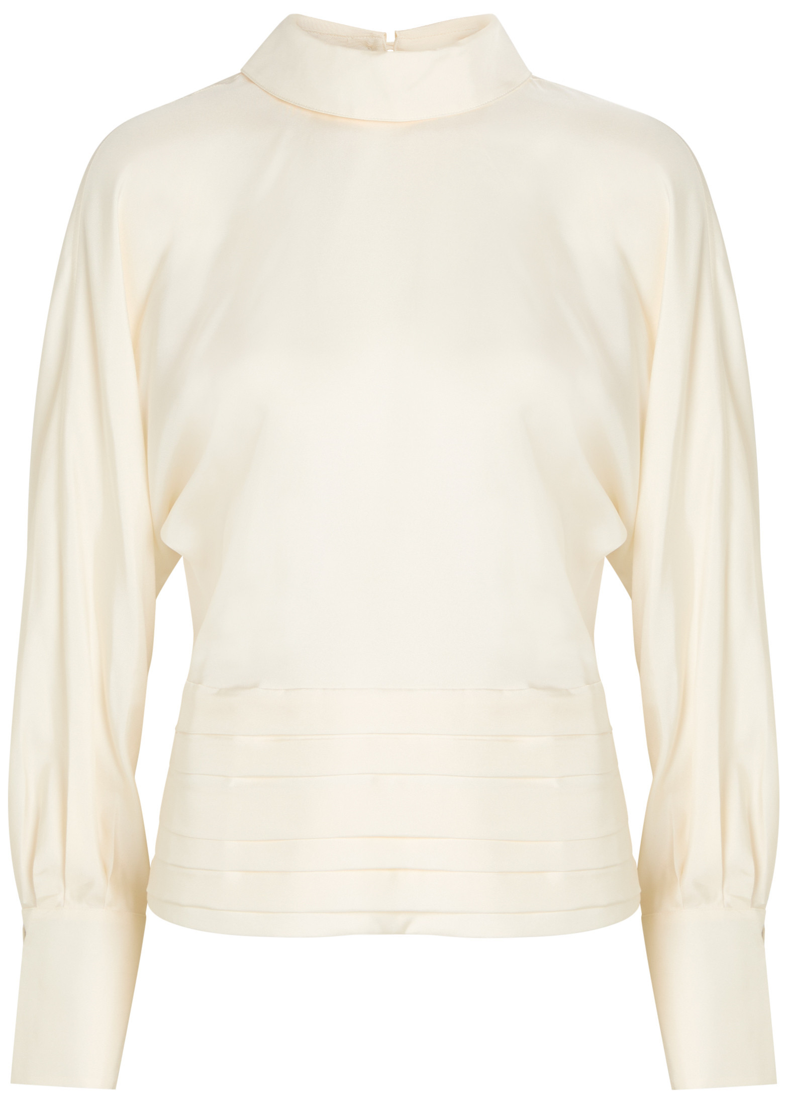 Tuxedo reversed-collar silk top | Harvey Nichols
