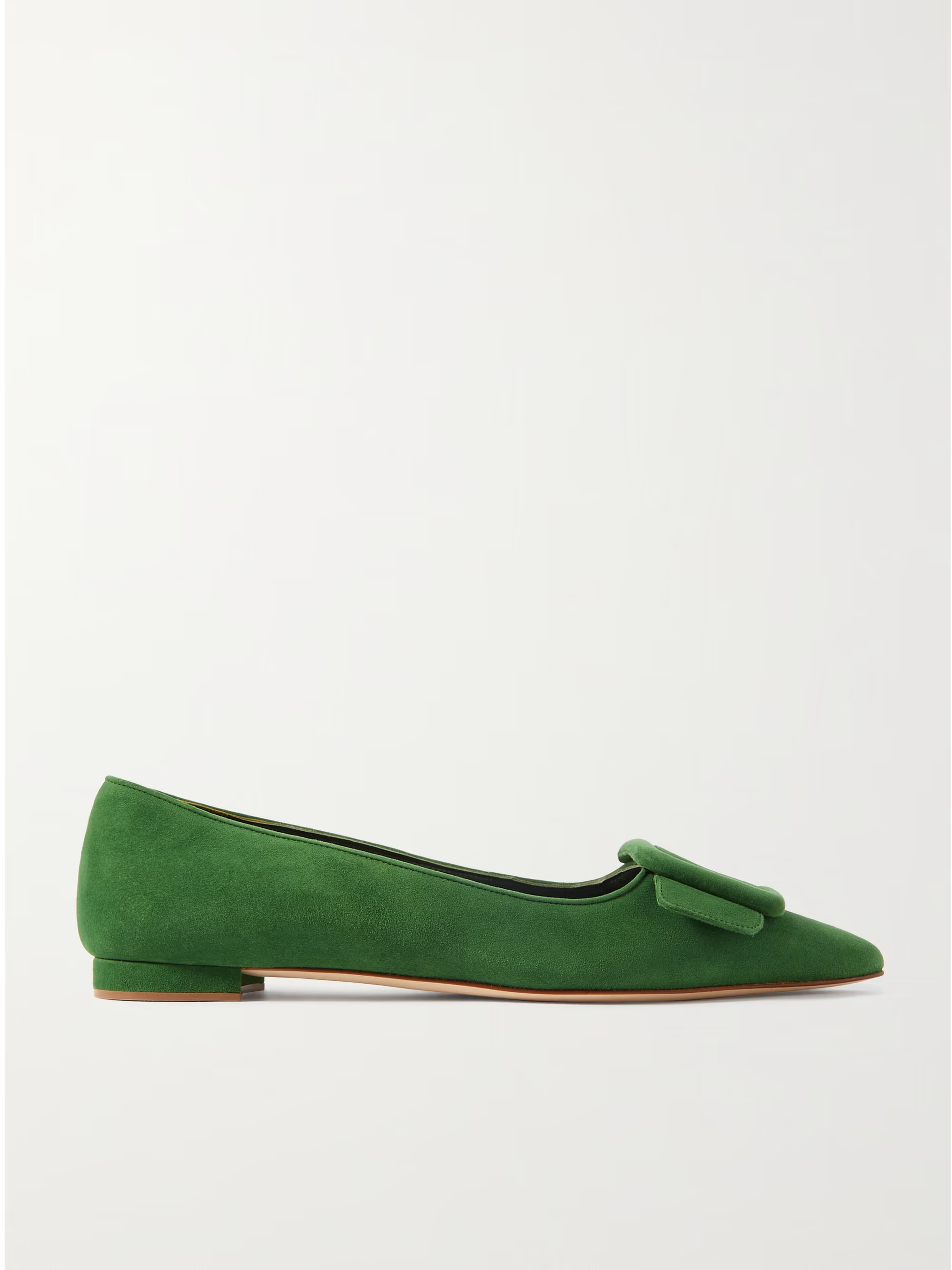 Maysale suede point-toe flats | NET-A-PORTER (US)