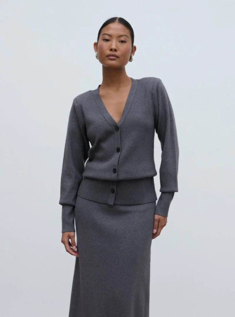 Justine Rib Knit Cardigan | Pretty Lavish (UK)