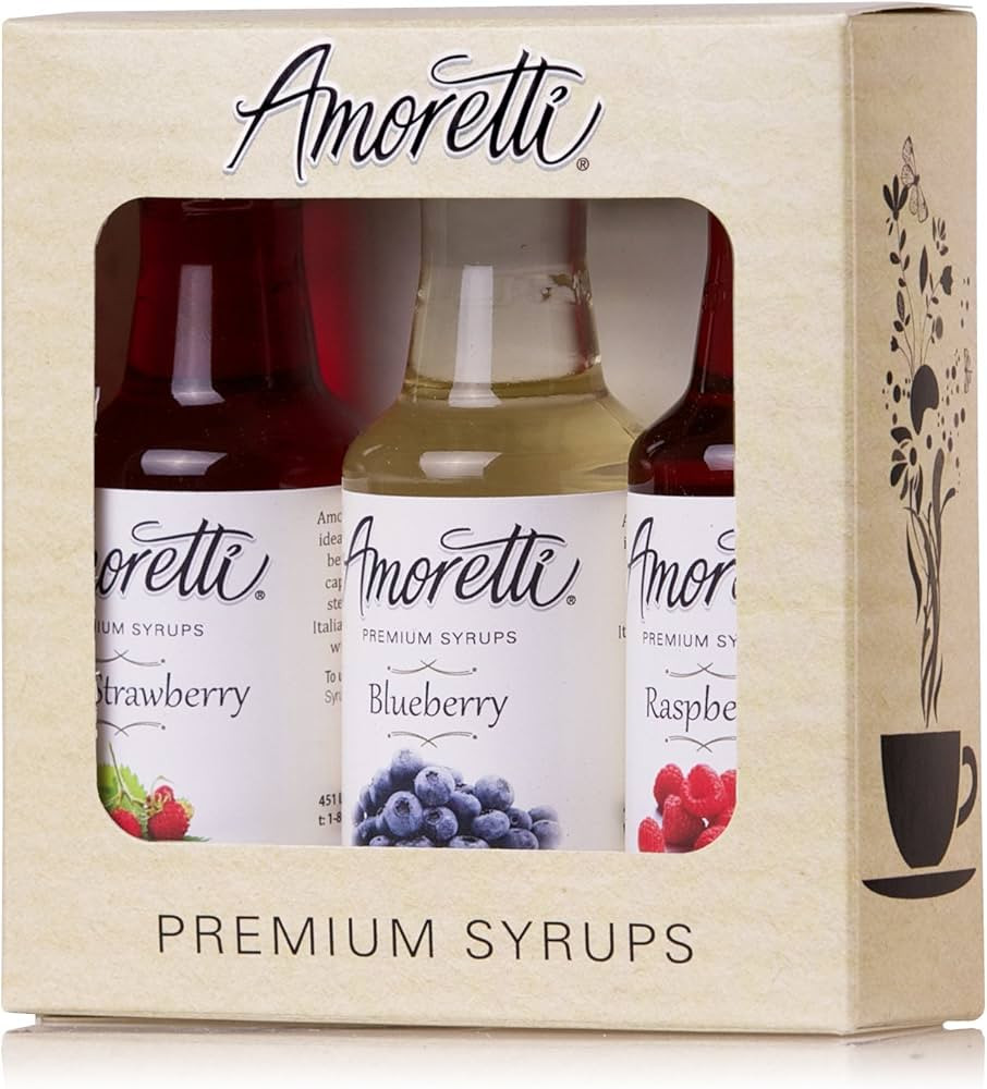 Amoretti Premium Syrups Berry 3 Pack (50ml) | Amazon (US)