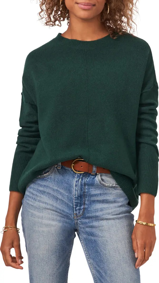 Center Seam Crewneck Sweater | Nordstrom