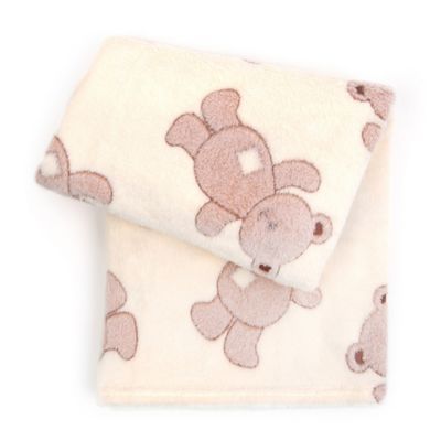 Tadpoles™ by Sleeping Partners 3D Bears Jacquard Baby Blanket in Brown | buybuy BABY