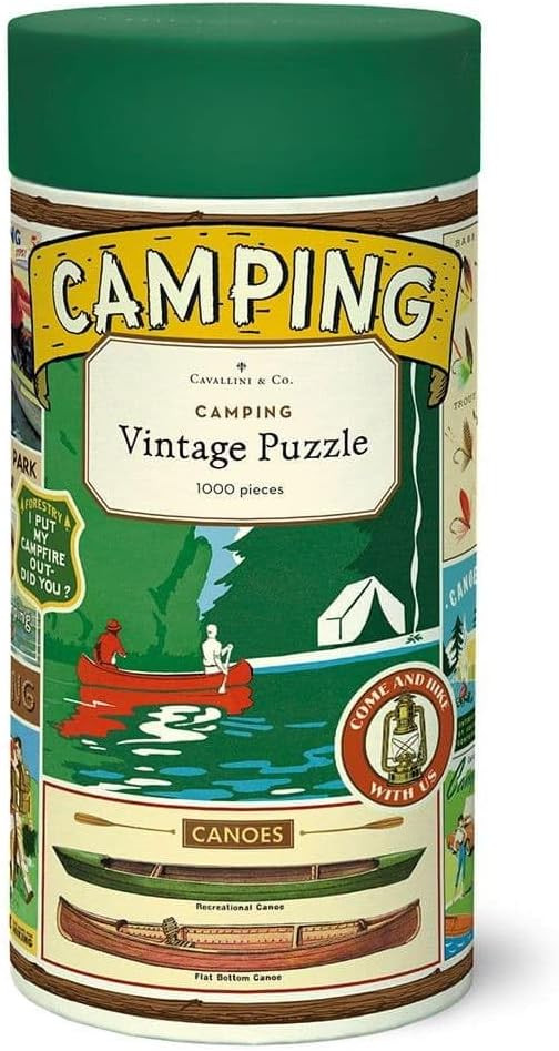 Cavallini 1000 Piece Puzzle, Camping (PZL/Camp) | Amazon (US)