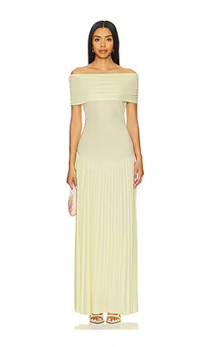 LIONESS x REVOLVE Field Of Dreams Maxi in Lemon from Revolve.com | Revolve Clothing (Global)