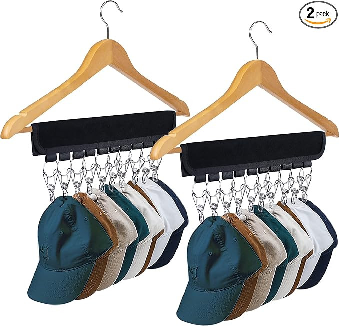 UCOMELY Hat Rack for Baseball Caps Hat Organizer Holder for Hanger & Room Closet Display, 2Pack 1... | Amazon (US)