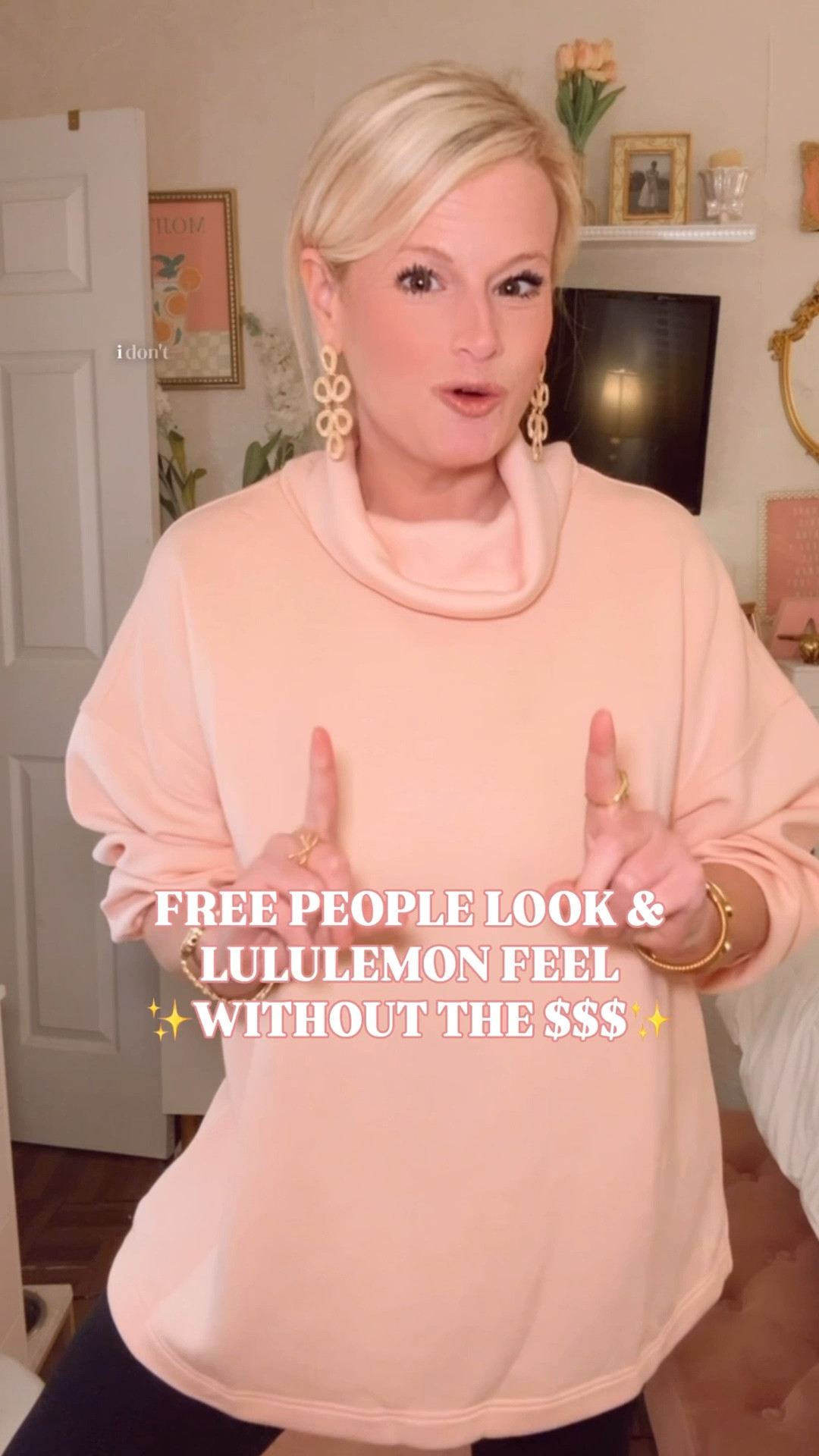 Old Navy Bounce Fleece Funnel Neck Tunic | Free People look for less | Lululemon Softstreme vibes

This Old Navy bounce fleece mock neck is one of those pieces you don’t realize you need until you put it on.

If you love that Free People oversized sweatshirt look or the Lululemon Softstreme feel, this is the affordable version that actually delivers. The fabric is smooth, soft, and drapey with that elevated athleisure finish. It looks polished enough to wear out, but feels like loungewear.

It’s an oversized funnel neck sweatshirt with a tunic length that covers the hips, drop shoulders, and a relaxed silhouette that’s flattering. I’m wearing a medium and it runs generous — size down if you’re between sizes or want a slightly less oversized fit.

Perfect for:
• everyday casual outfits
• travel days and airport looks
• leggings and sneakers outfits
• elevated athleisure
• cozy spring layers
• work-from-home but still cute

And yes — it’s 30% off today, which makes this an easy yes if you’ve been eyeing Free People sweatshirts, Lululemon Softstreme tops, or elevated basics that feel expensive without the price tag.

This is one of those Old Navy finds people always ask about once it starts popping up everywhere — especially in spring colors.

• Free People look for less
• Lululemon Softstreme dupe
• funnel neck sweatshirt women
• oversized mock neck sweatshirt
• Old Navy bounce fleece
• Old Navy sweatshirts that look expensive
• affordable athleisure women
• elevated casual outfits

old navy bounce fleece | funnel neck sweatshirt | mock neck tunic | free people look for less | lululemon softstreme feel | oversized sweatshirt women | old navy athleisure | cozy elevated basics | casual spring outfits | affordable loungewear women | leggings outfits women | old navy finds

#MockNeck #FunnelNeck #OldNavy #LookForLess #FreePeopld


#LTKSaleAlert #LTKActive #LTKTravel