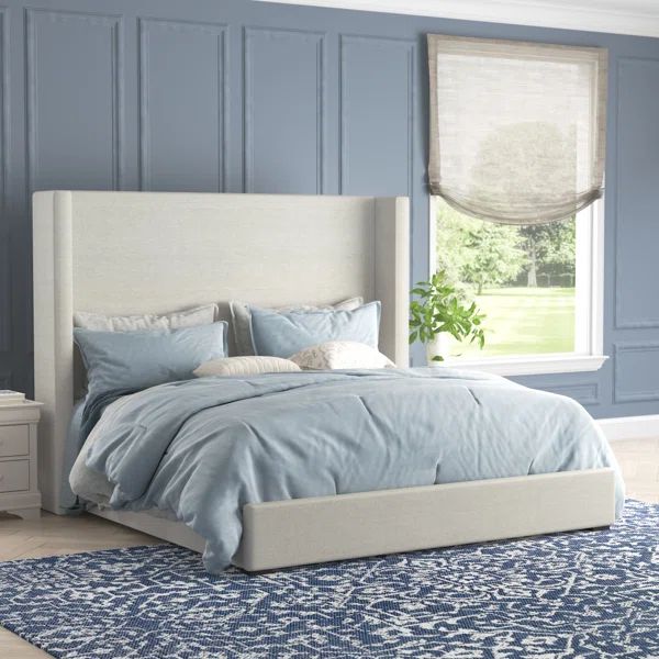 Upholstered Wingback Bed | Wayfair North America