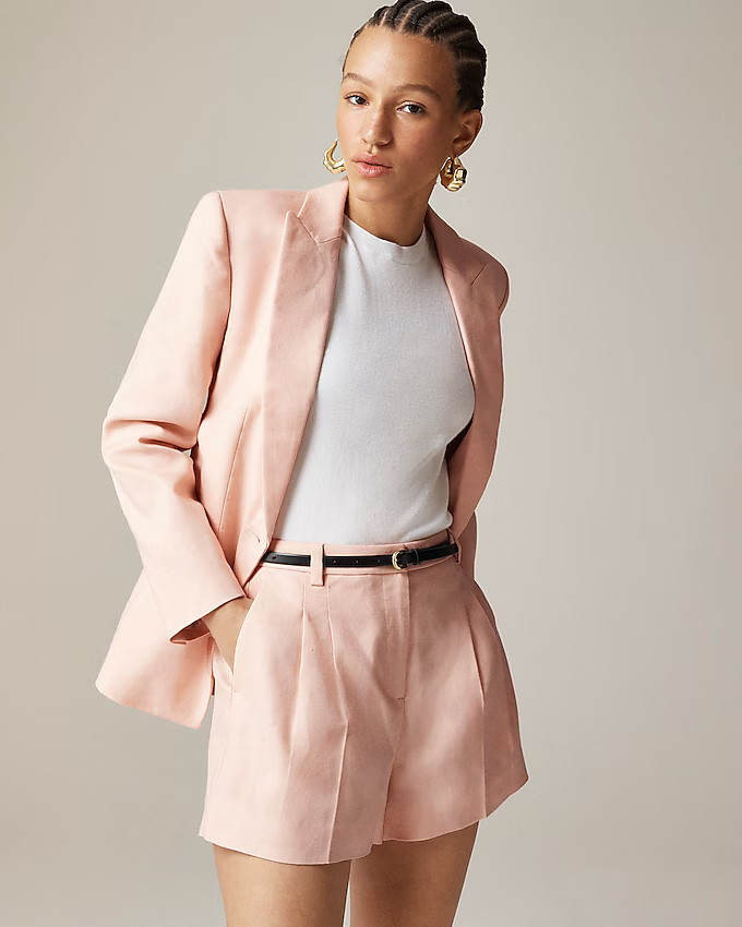 Lucia short in stretch linen blend | J. Crew US