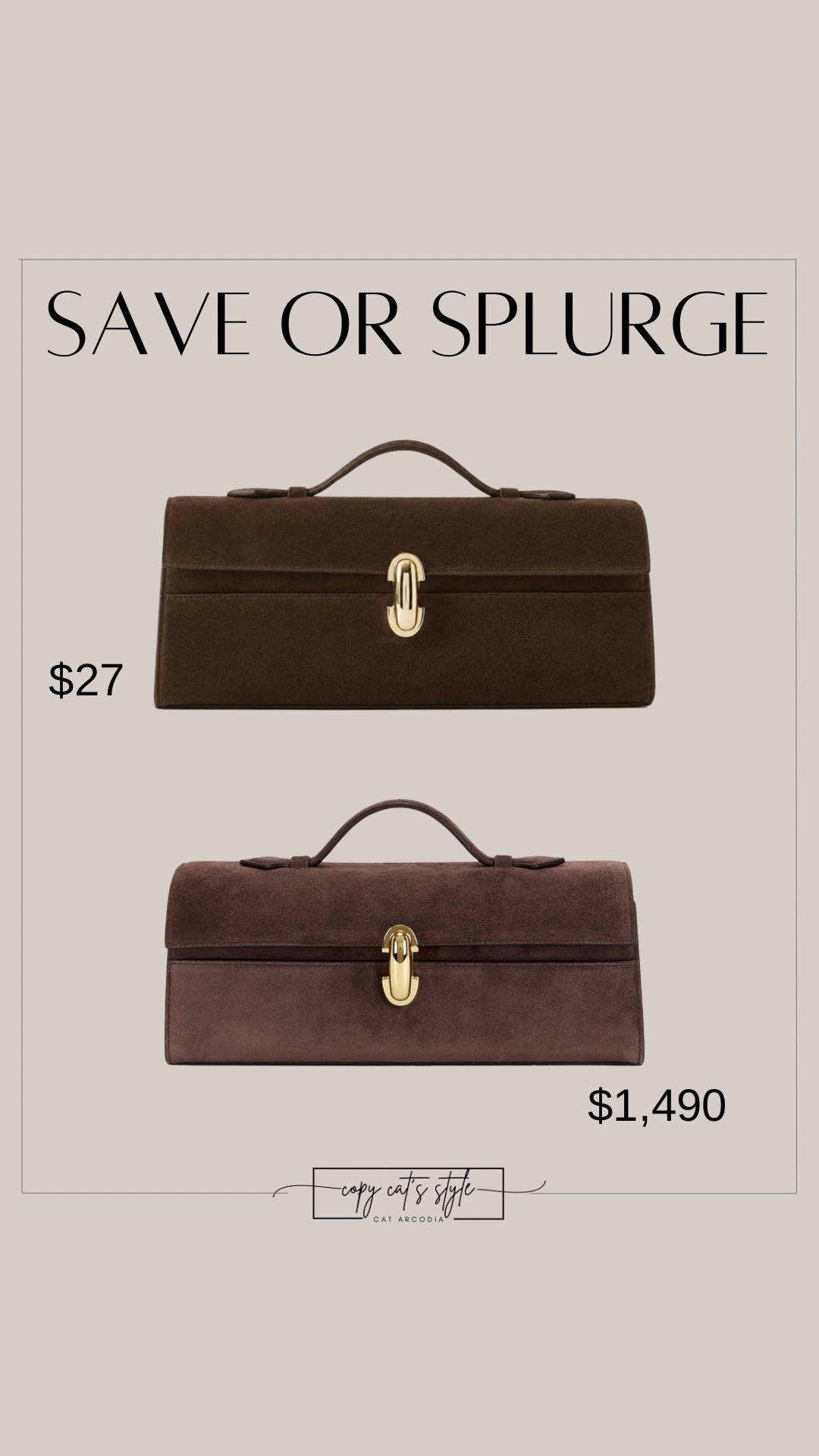 The perfect suede clutch bag for fall. Save or splurge on designer inspired bags.

#LTKOver40 #LTKSaleAlert