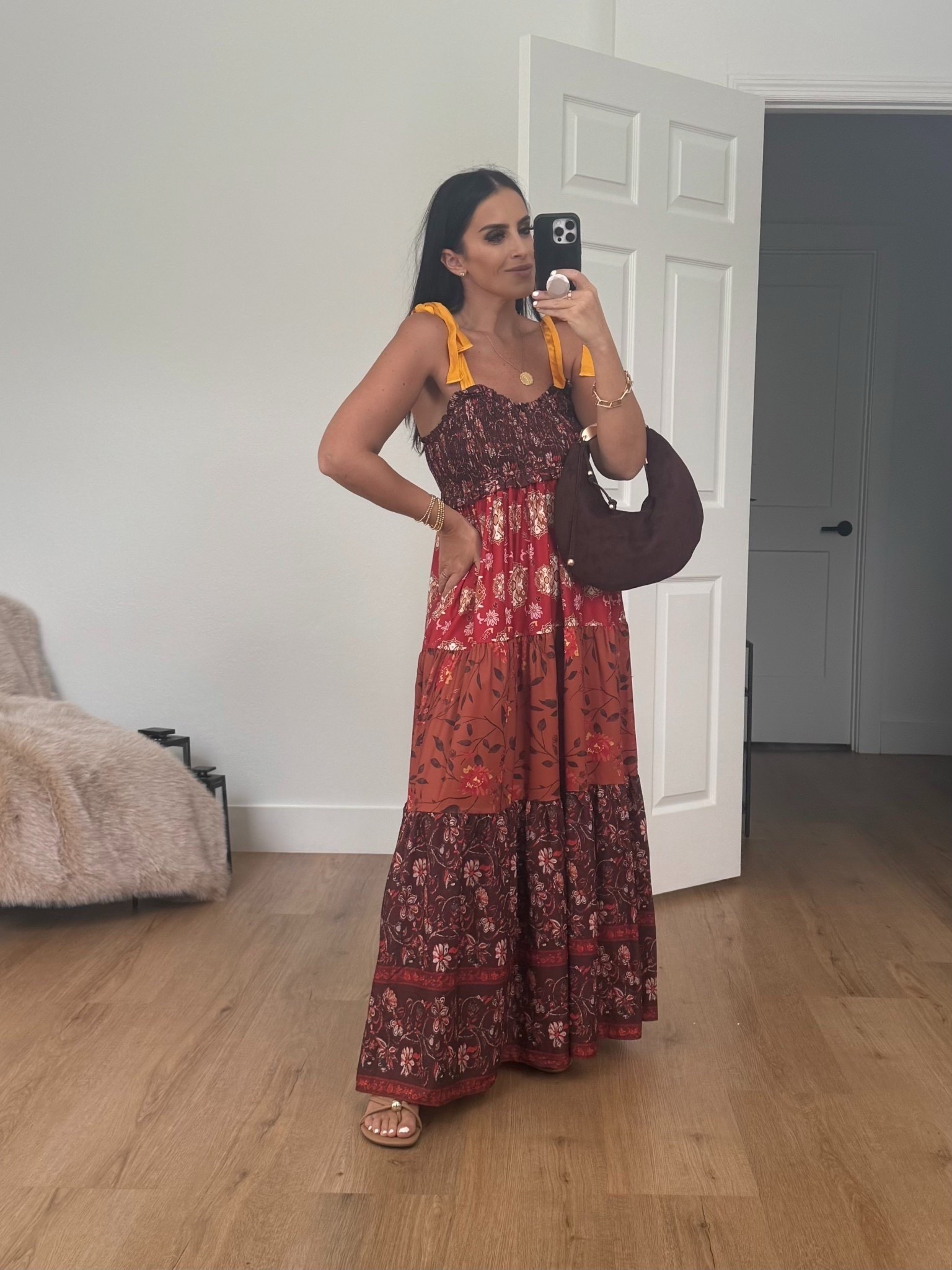 Amazon maxi dress wearing size small. Looks like free people maxi dress 