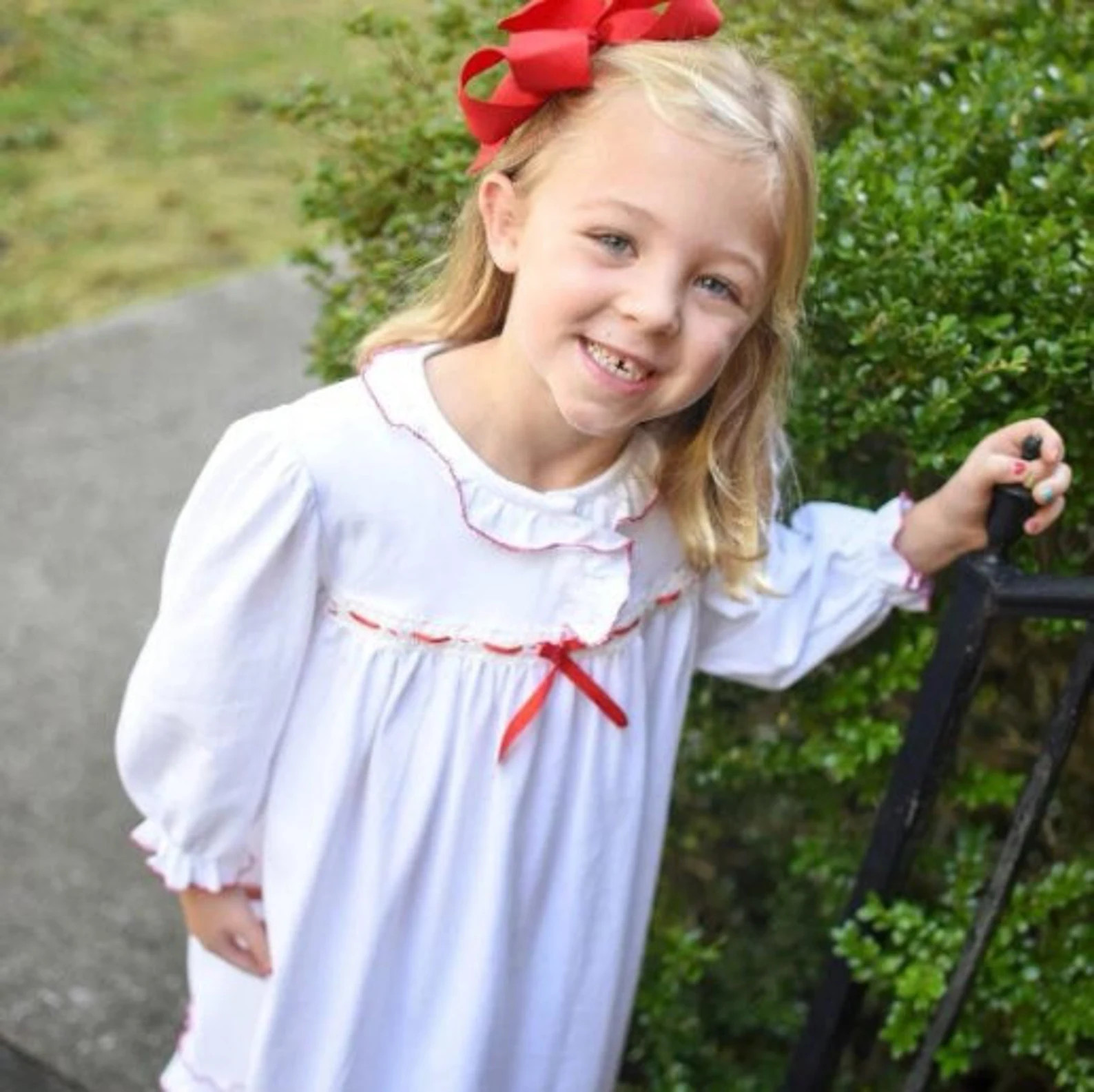 Clara Nutcracker Outfit With Red Ribbon Christmas Morning - Etsy | Etsy (US)