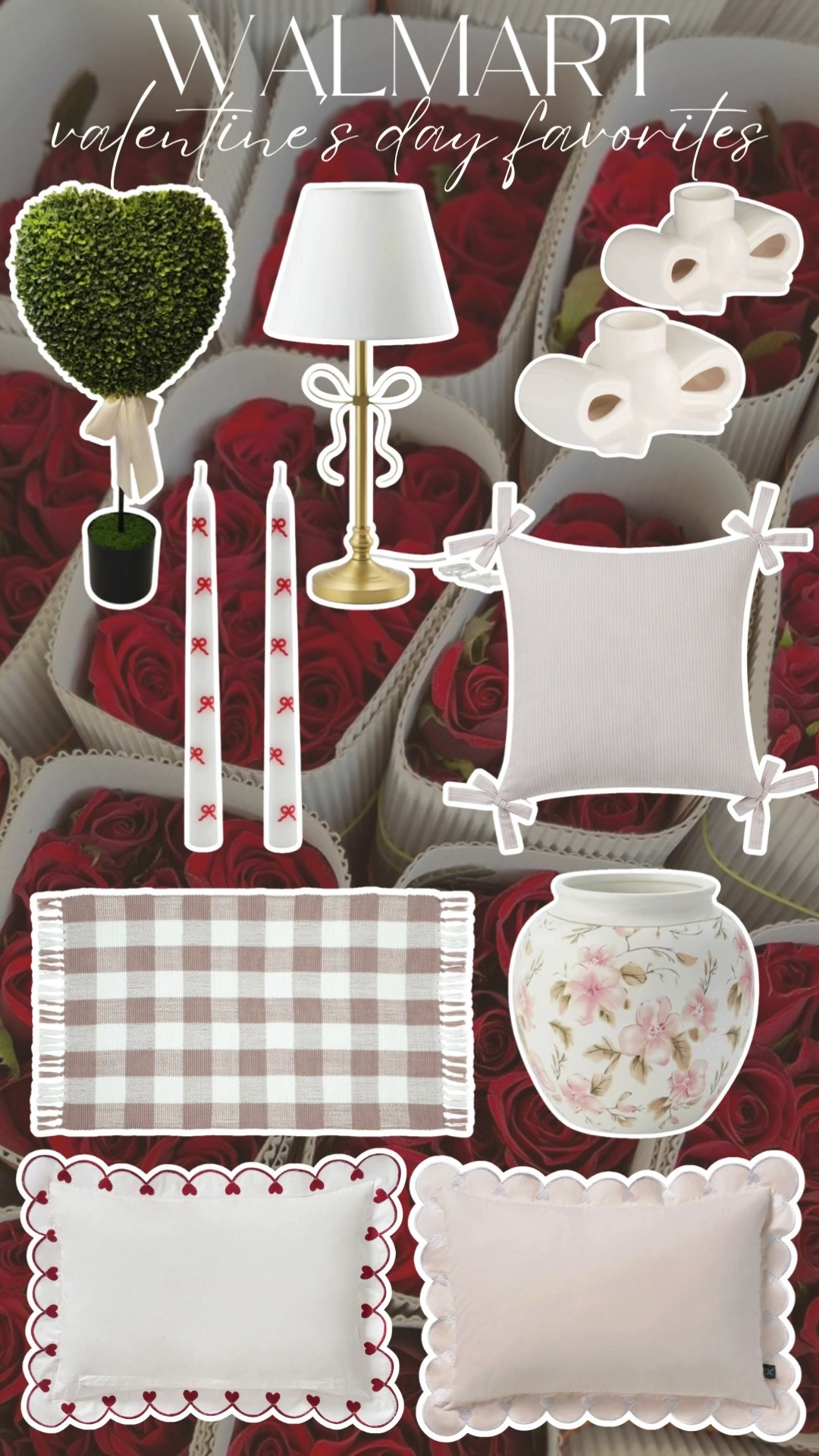 Walmart. Home decor. Valentine's Day. Hearts. Topiaries. Candles. Bows. Throw Pillows. Affordable finds. Viral 

 #LTKSeasonal #LTKHome #LTKFindsUnder100