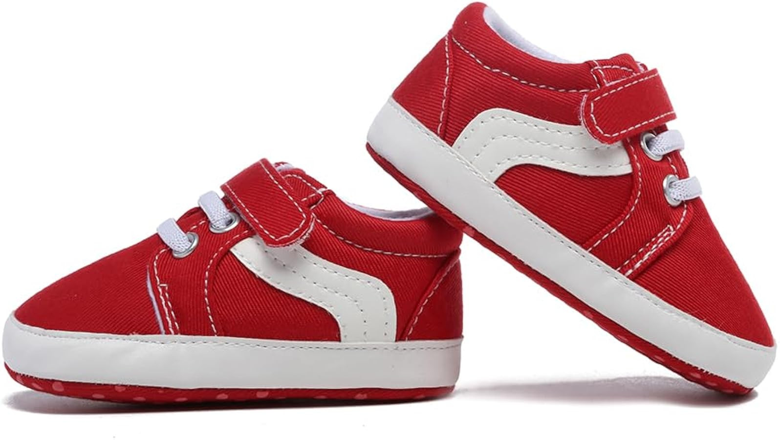 SABATUTU Baby Boys Girls Canvas Sneakers Toddler Non-Slip Soft Sole Newborn Infant Lightweight Fi... | Amazon (US)