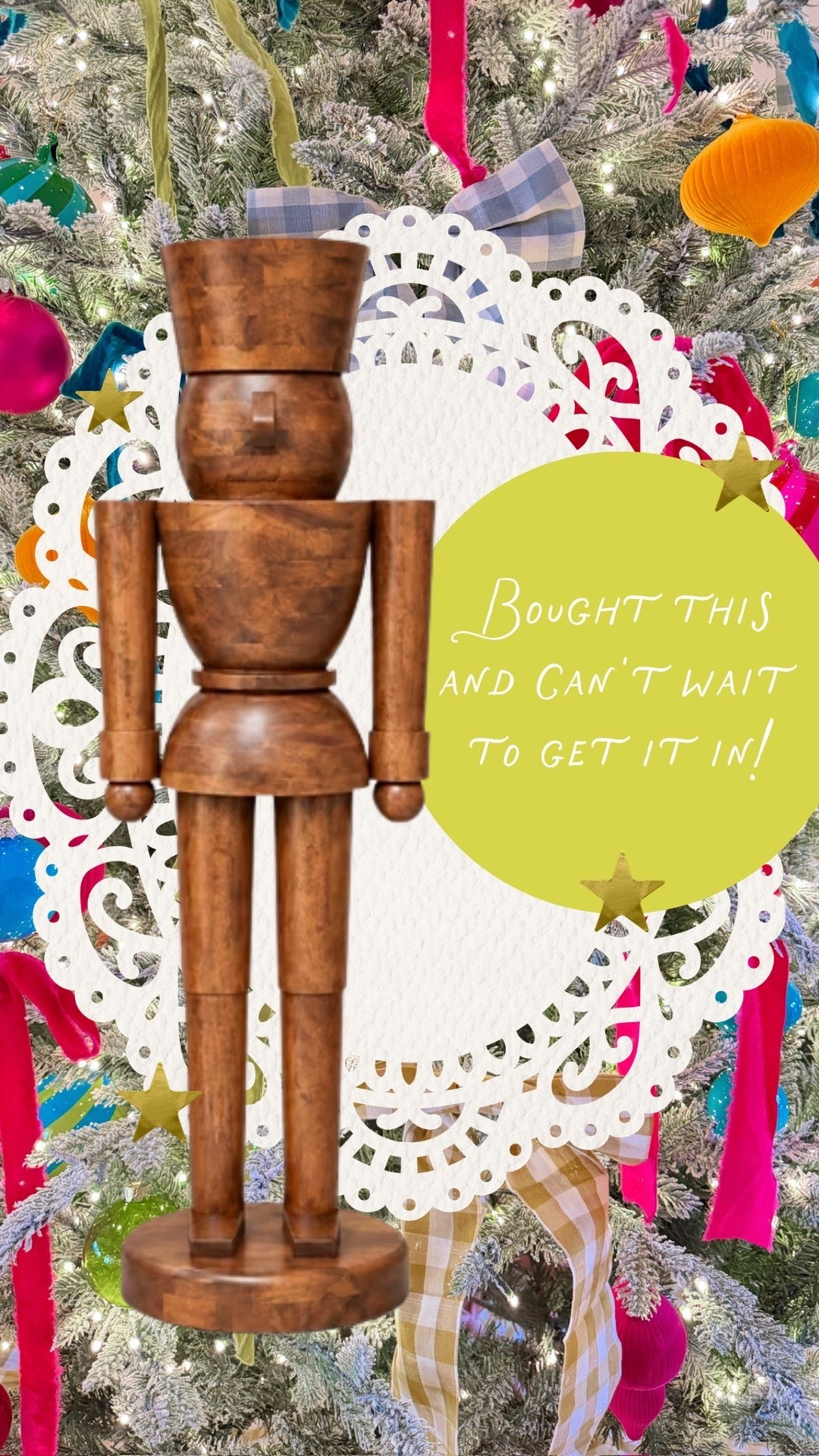 This oversized wooden nutcracker is such a statement piece and adds the prettiest warm, traditional touch to holiday decor. I bought this one and cannot wait to get it in—such a good find for an entryway, fireplace, or Christmas tree display!

#LTKHoliday #LTKHome #LTKSeasonal #ChristmasDecor #NutcrackerDecor #HolidayDecor #ChristmasDecorating #HolidayHome #ChristmasFinds #Christmas2026

#LTKmomlife #LTKSeasonal #LTKHome